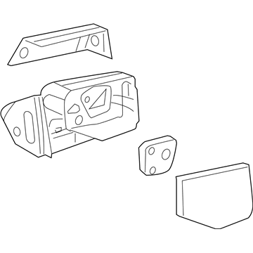 Ford 6L2Z-17682-BAA Mirror Assembly