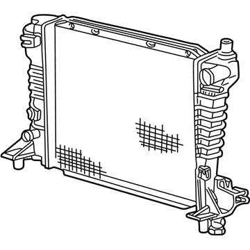 Lincoln H2MZ-8005-AA Radiator