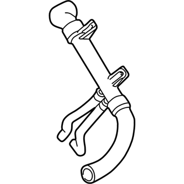 Lincoln LS Radiator Hose - XW4Z-8286-BA