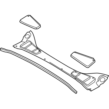 Ford CV6Z-58018A16-A Cowl Grille