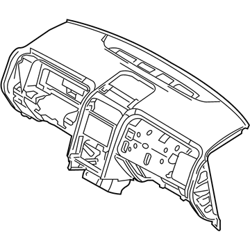 Ford 7A1Z-7804320-AC Panel - Instrument