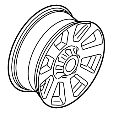 Ford HC3Z-1007-H Wheel, Alloy