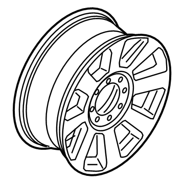 Ford HC3Z-1007-J Wheel, Alloy