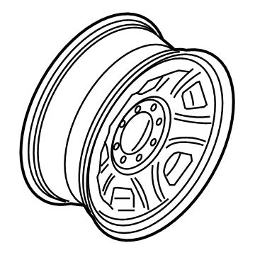 Ford BC3Z-1015-D Wheel, Spare