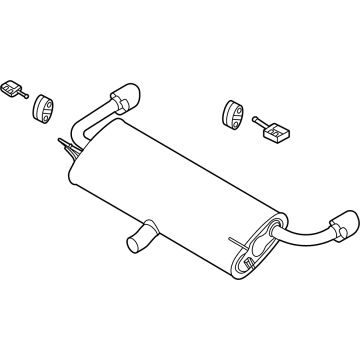 Ford PZ1Z-5A289-A MUFFLER ASY - REAR