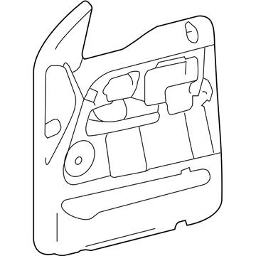 Ford 6L3Z-1823942-FAA Panel Assembly - Door Trim