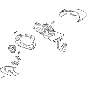 Lincoln LJ7Z-17682-BBPTM Mirror Assembly