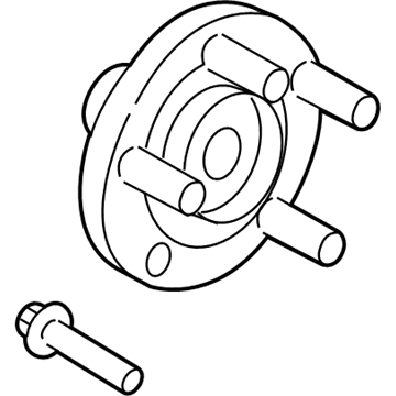 Ford BT4Z-1104-A Hub Assembly