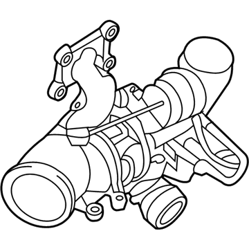 Lincoln CJ5Z-6K682-F Turbocharger