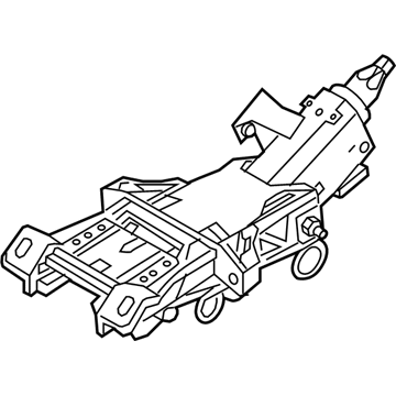 Ford Police Interceptor Sedan Steering Column - DG1Z-3C529-V