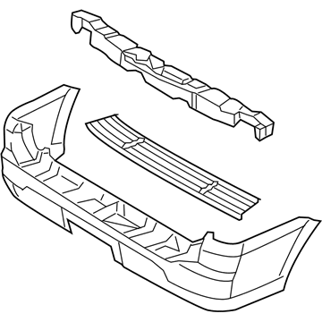 Lincoln 2L7Z-17K835-CAA Bumper Cover