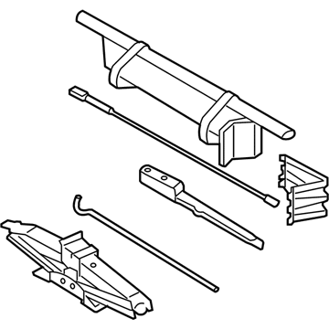 Ford 8A2Z-17085-A Jack Assembly