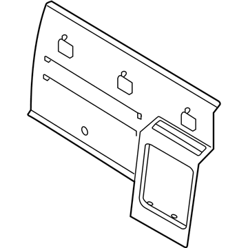 Ford 8A2Z-7840374-AA Back Panel Trim