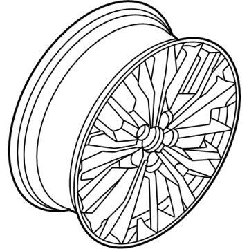 Ford LV4Z-1007-M Wheel, Alloy