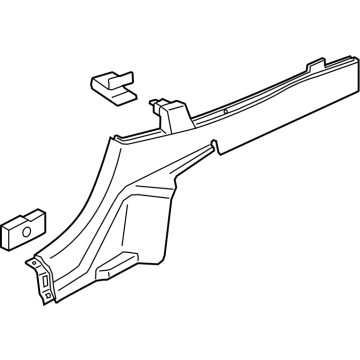 Ford PR3Z-7631012-AA Lower Quarter Trim