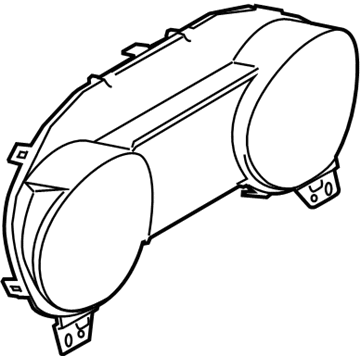 Ford JR3Z-10890-BA Mask - Fuel And Temperature Gauge