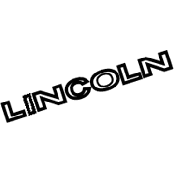 Lincoln 6H6Z-5442528-C Nameplate