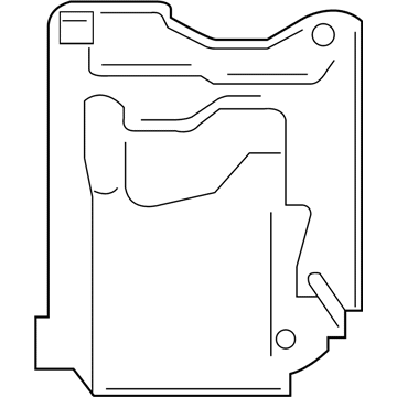 Ford JL3Z-14D189-A Blind Spot Radar Mount Bracket