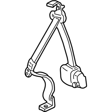 Ford YL3Z-16611B68-AAF Lap & Shoulder Belt