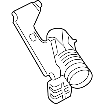 Lincoln 4W4Z-9B659-AA Air Outlet Tube