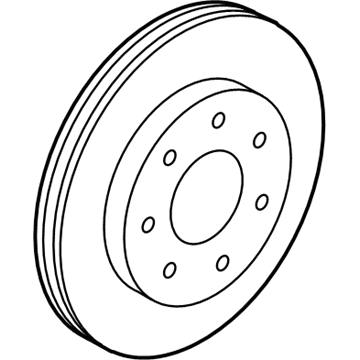 Ford F-150 Heritage Brake Disc - 4U2Z-1V125-J