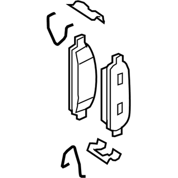 Ford 4U2Z-2V001-CA Brake Pads