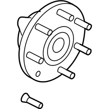 Ford G2MZ-1104-R Hub & Bearing