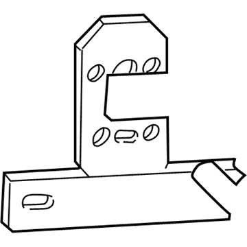 Ford E4TZ-13406-A License Bracket