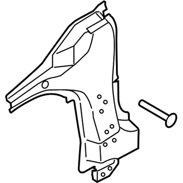 Lincoln EJ7Z-7802500-A Hinge Pillar