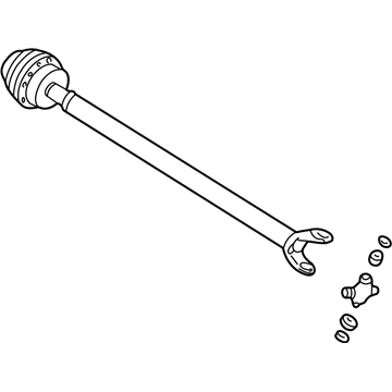 Lincoln 1L2Z-4A376-AA Drive Shaft Assembly