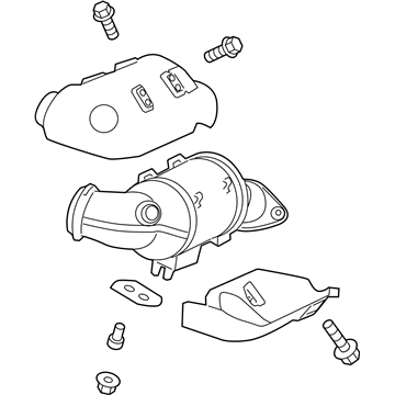 Ford BB5Z-5E212-D Catalytic Converter Assembly