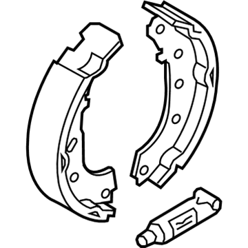 Ford 2T1Z-2200-C Brake Shoes