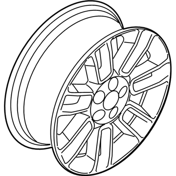 Ford DA8Z-1007-A Wheel, Alloy