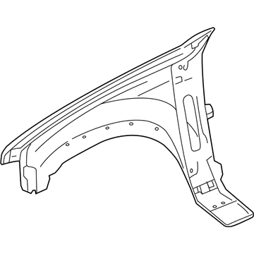 2002 Mercury Mountaineer Fender - 1L2Z-16005-DA