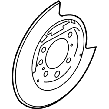 Ford 9L3Z-2C028-A Splash Shield