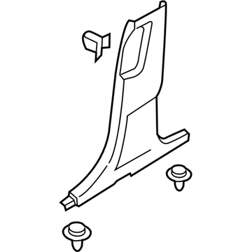 Lincoln FA1Z-5824346-AF Lower Center Pillar Trim