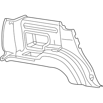 Lincoln 1L2Z7831013DAC Quarter Trim