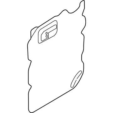 Ford EK4Z-61237A04-A Water Shield