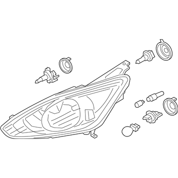 Ford DM5Z-13008-C Headlamp Assembly