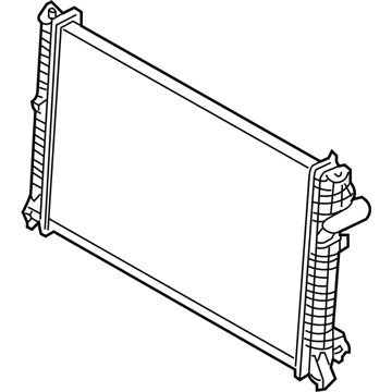 Ford BE5Z-8005-F Radiator Assembly