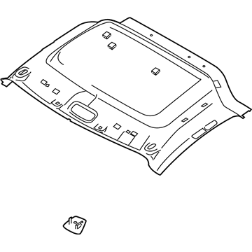 Ford KT1Z-6151916-DC Front Headliner