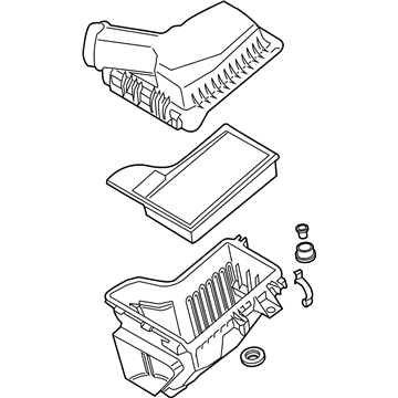 2015 Ford Mustang Air Filter Box - FR3Z-9600-F