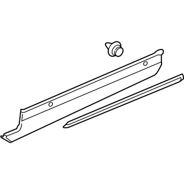 2022 Lincoln Nautilus Door Moldings - FA1Z-5825557-CA