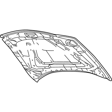 Ford 1W6Z-16612-AA Hood