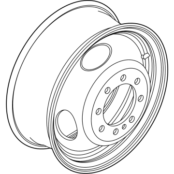 Ford 8C2Z-1015-G Wheel, Steel