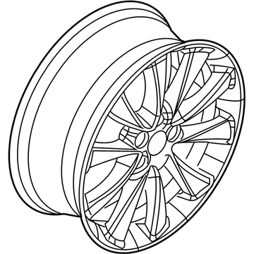 Lincoln AE9Z-1007-D Wheel, Alloy