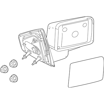 Ford 9L3Z-17682-AA Mirror Assembly - Rear View Outer