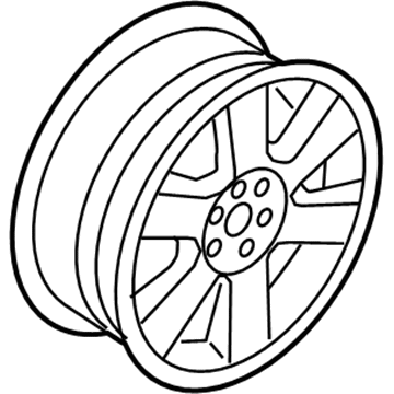 Mercury 8E6Z-1007-F Wheel, Alloy