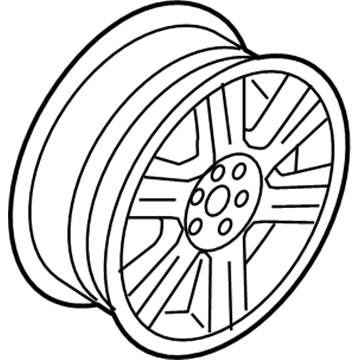 Mercury 8E6Z-1007-E Wheel, Alloy