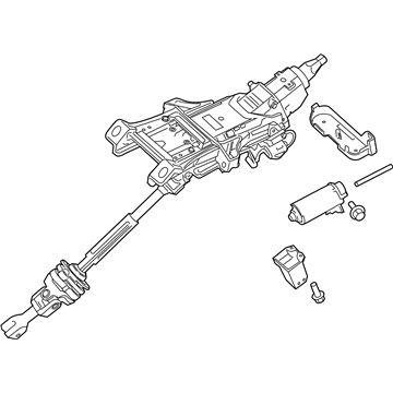 2020 Lincoln Nautilus Steering Column - H2GZ-3C529-F